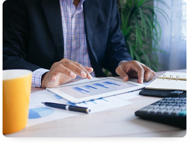 Man working at a desk